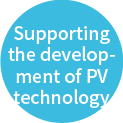 Supporting the development of PV technology