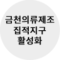 금천의류제조 집적지구 활성화